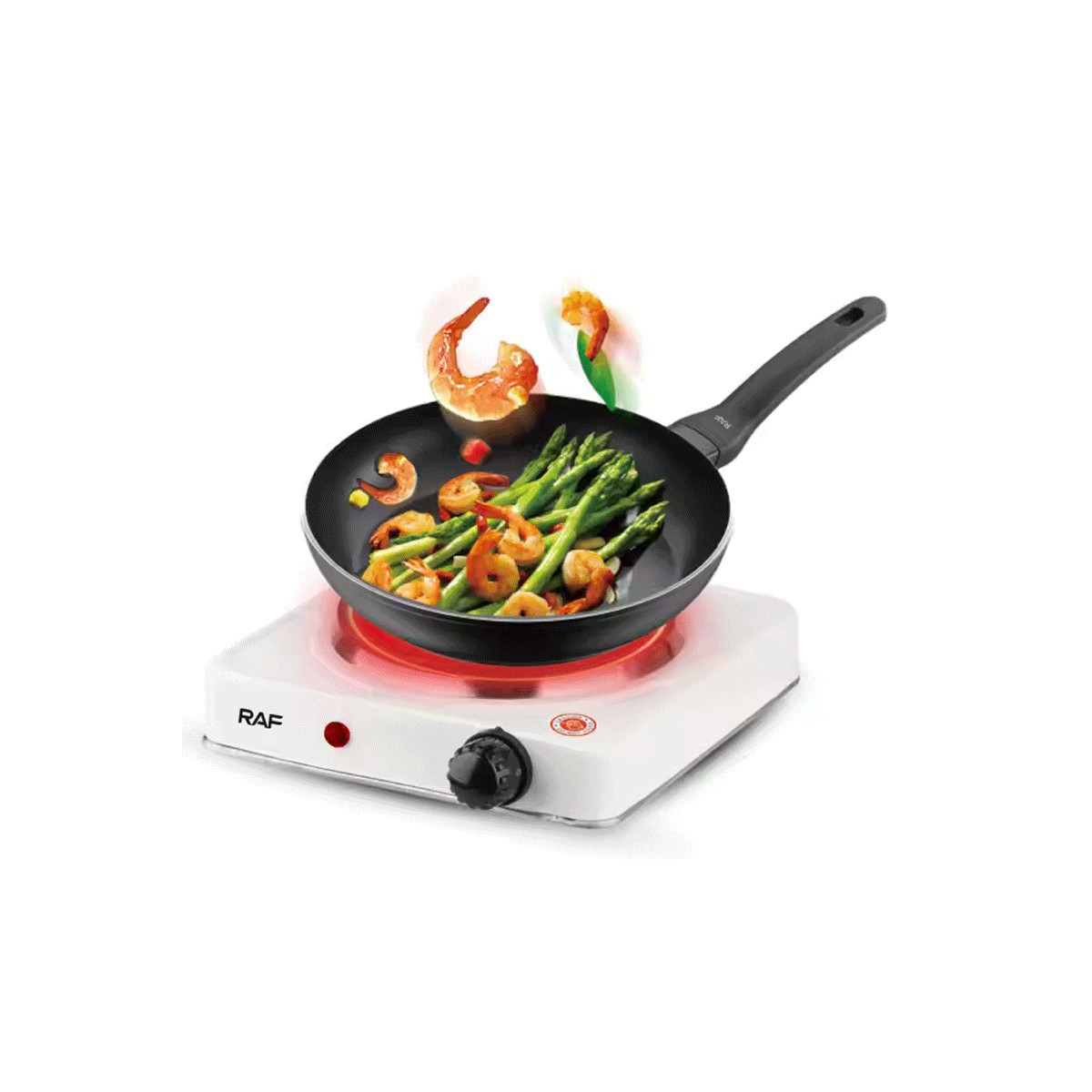 RECHAUD ELECTRIQUE RAF R.8010A 1000W BLANC