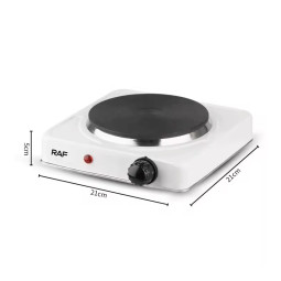 RECHAUD ELECTRIQUE RAF R.8010A 1000W BLANC