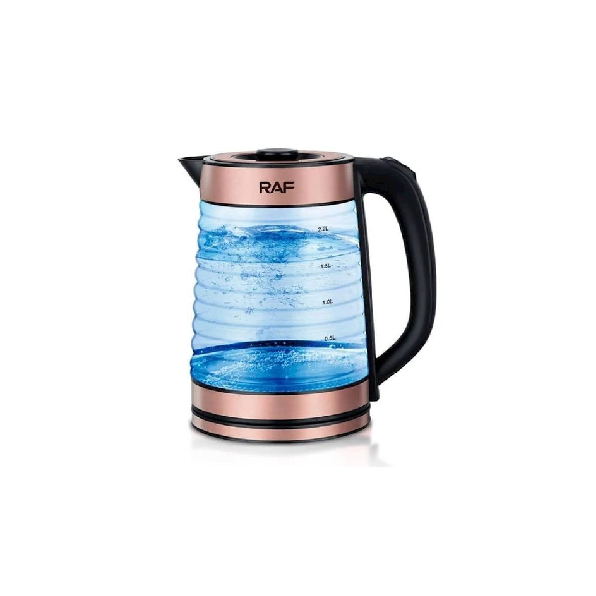 BOUILLOIRE EN VERRE RAF  2.2 L MARRON