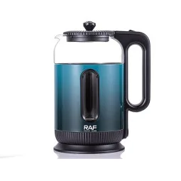 BOUILLOIRE EN VERRE RAF 2L BLEU