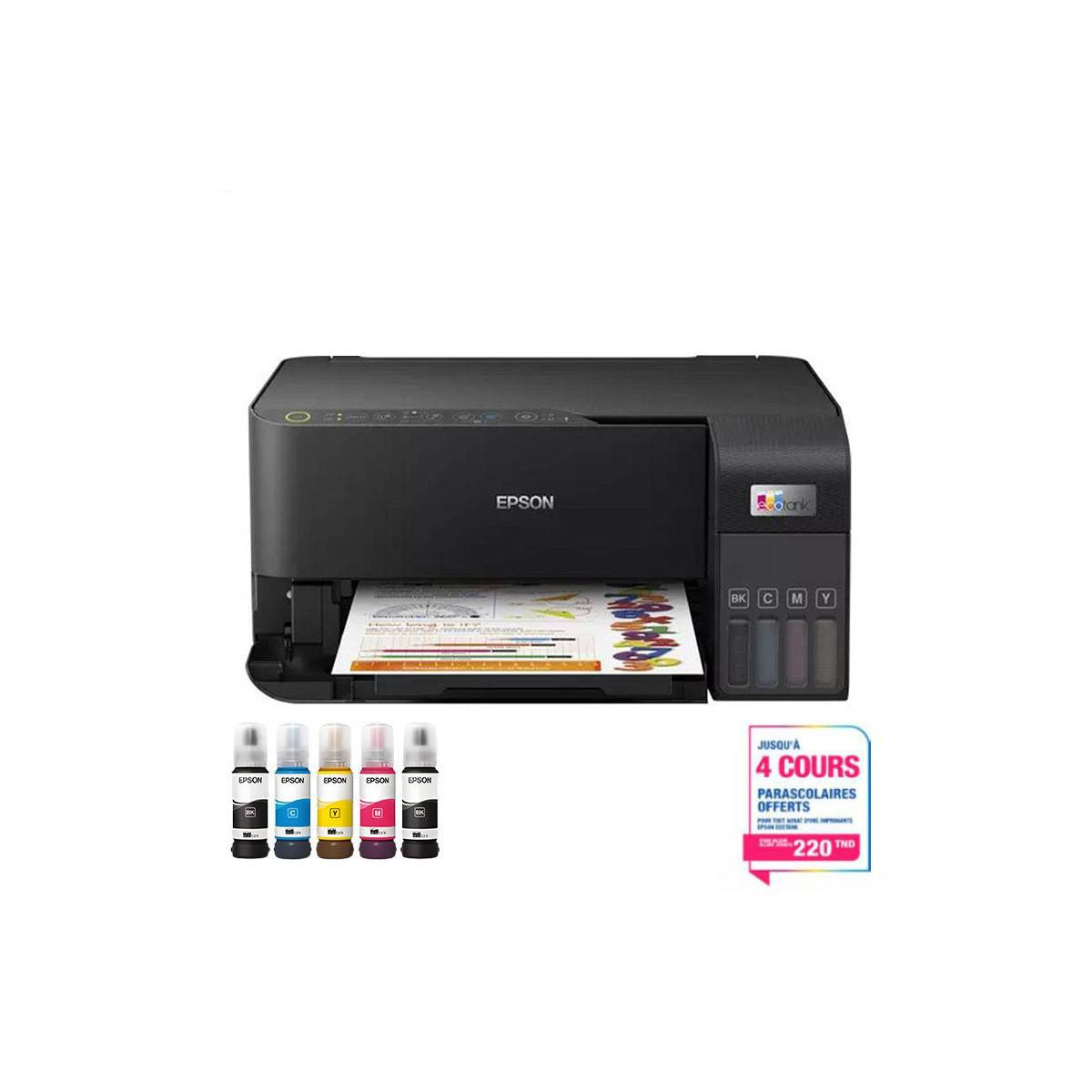 IMPRIMANTE À RÉSERVOIR INTÉGRÉ MULTIFONCTION EPSON L3550 WIFI