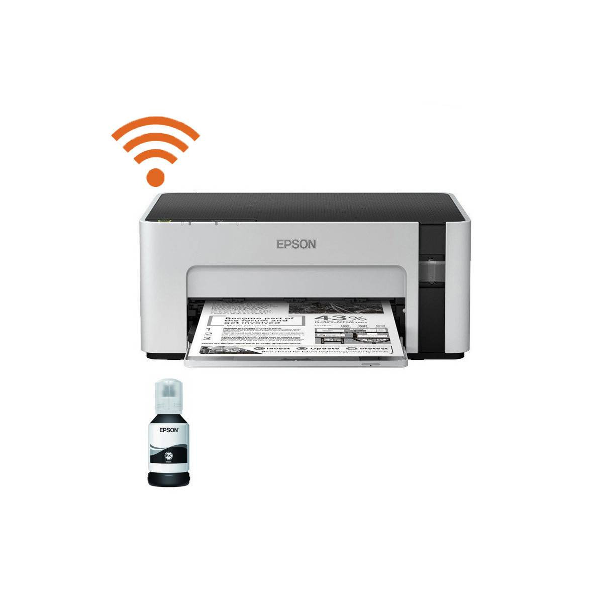 IMPRIMANTE À RÉSERVOIR INTÉGRÉ MONOCHROME EPSON ET-M1120 WIFI