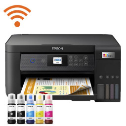 IMPRIMANTE À RÉSERVOIR INTÉGRÉ MULTIFONCTION EPSON ECOTANK L4260 WIFI