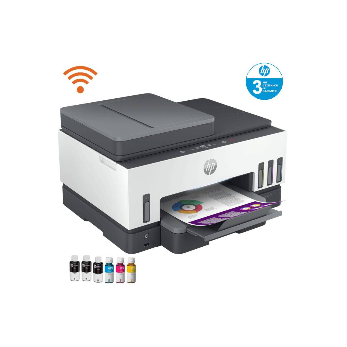 IMPRIMANTE À RÉSERVOIR INTÉGRÉ MULTIFONCTION HP SMART TANK 790 WIFI