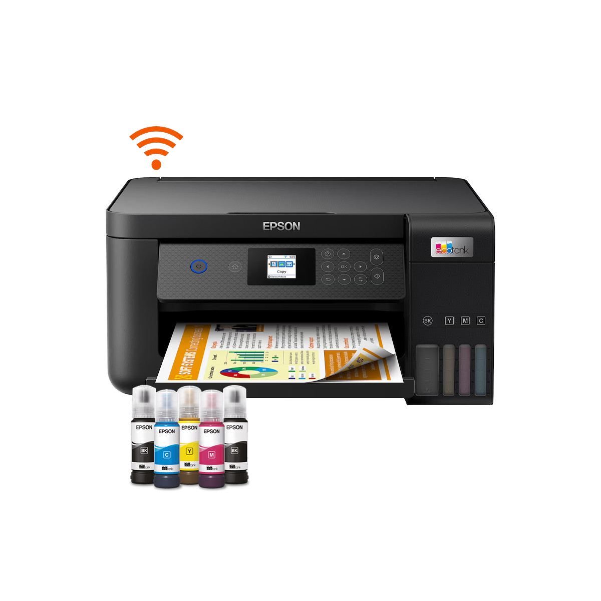 IMPRIMANTE À RÉSERVOIR INTÉGRÉ MULTIFONCTION EPSON ECOTANK L4260 WIFI