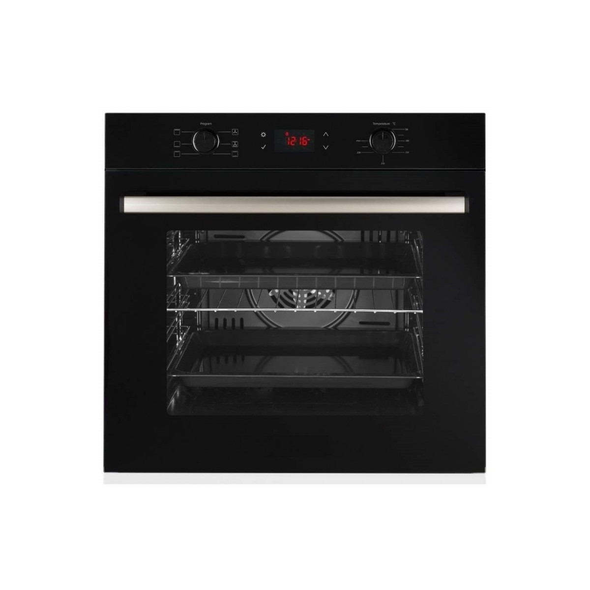 FOUR ENCASTRABLE ELECTRIQUE FRANCO 60CM NOIR AVEC AFFICHEUR