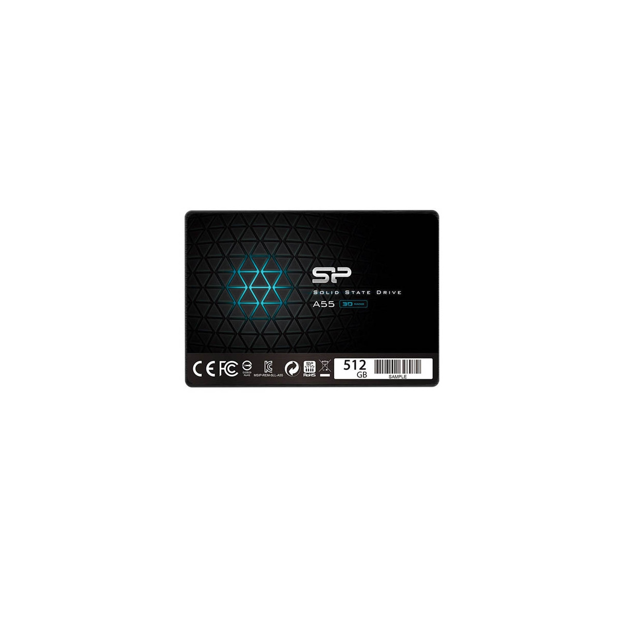 DISQUE DUR  SSD SILICON POWER 2.5'' SLIM A55 - 512 GO