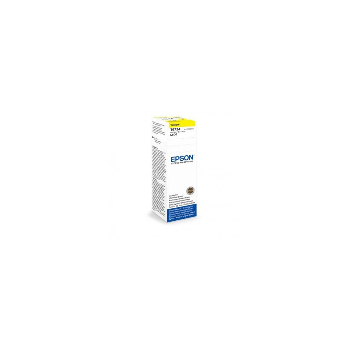 BOUTEILLE ENCRE ORIGINAL EPSON T6734 70ML JAUNE