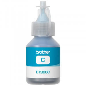 BOUTEILLE D'ENCRE ADAPTABLE BROTHER BT5000C - 50ML - CYAN