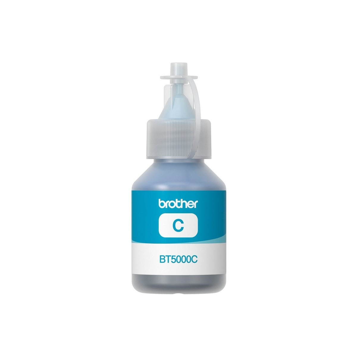 BOUTEILLE D'ENCRE ADAPTABLE BROTHER BT5000C - 50ML - CYAN