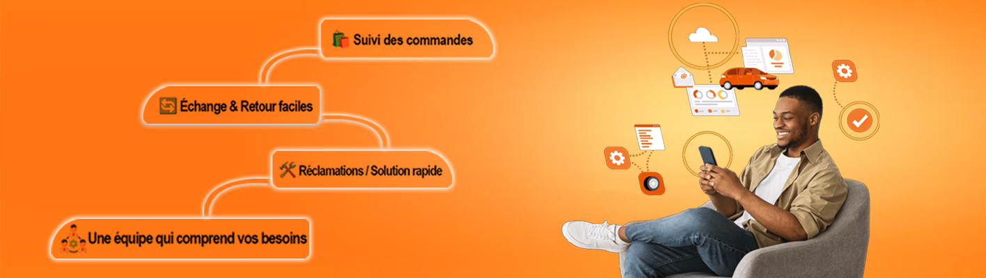 Service client Agora.tn avec suivi des commandes, échanges faciles et solution rapide pour les réclamations
