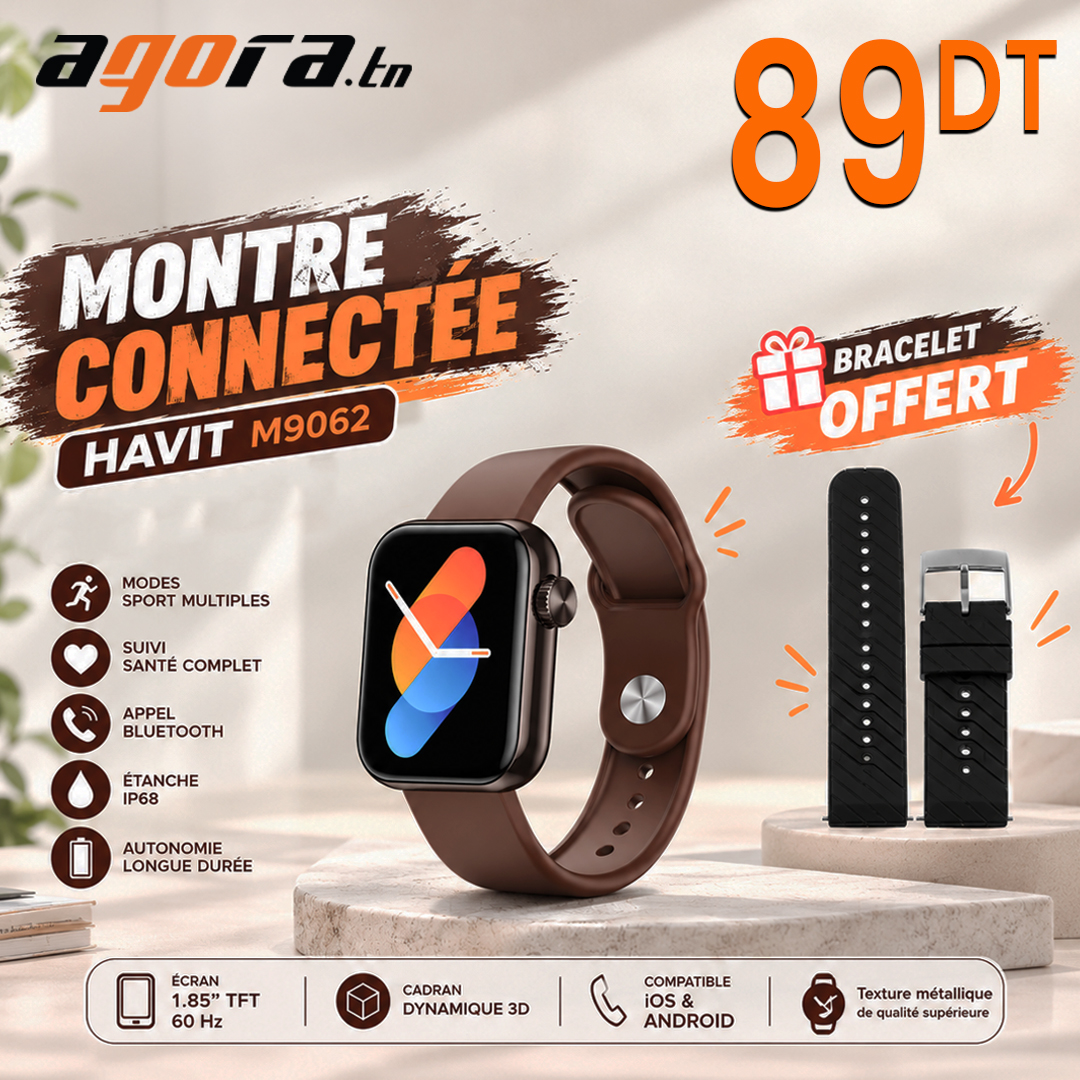 MONTRE CONNECTÉE HAVIT M9062