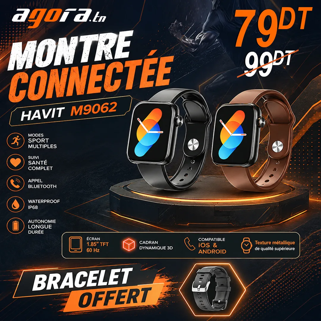MONTRE CONNECTÉE HAVIT M9062