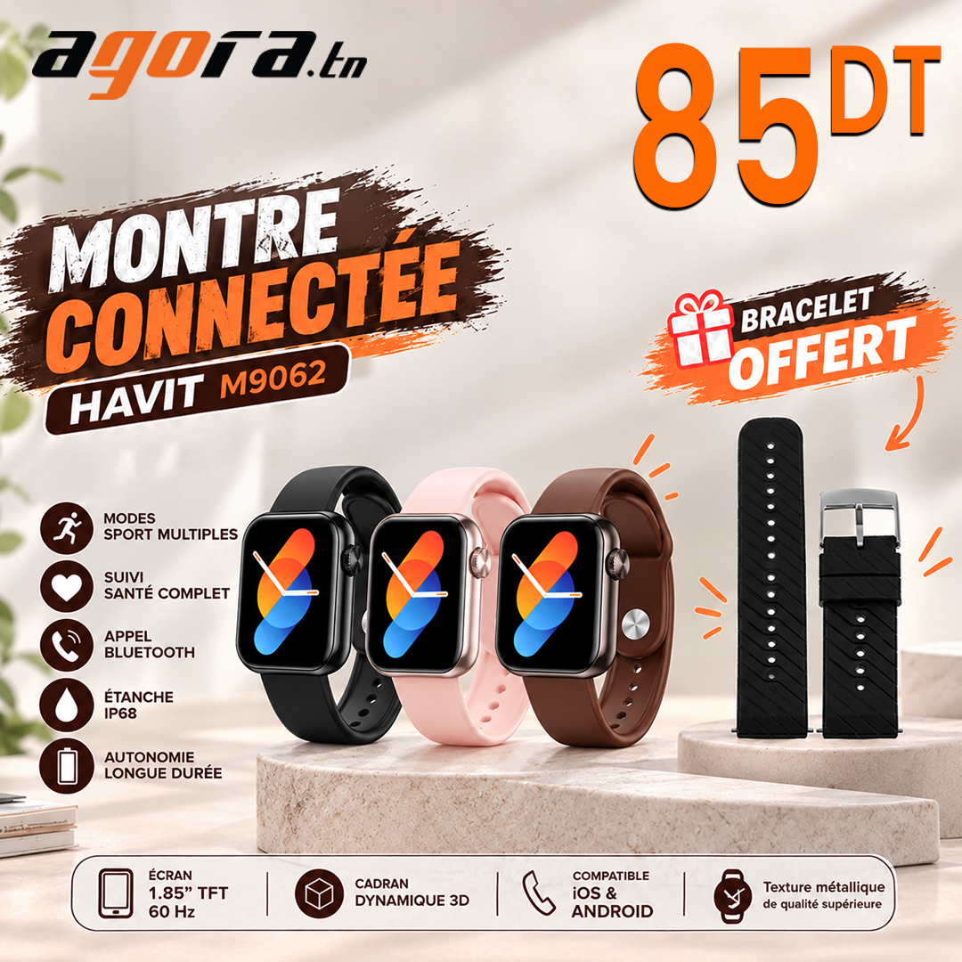 MONTRE CONNECTÉE HAVIT M9062